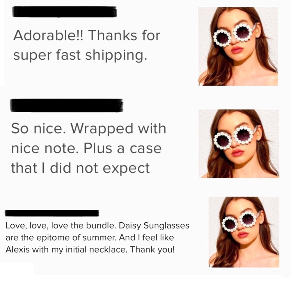 New Vintage-Inspired Daisychain Sunglasses - Picture 4 of 5